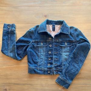 Banana Republic Cropped Denim Jacket